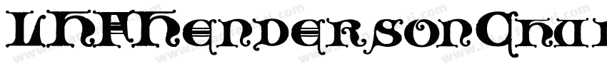 LHFHendersonChurch R字体转换